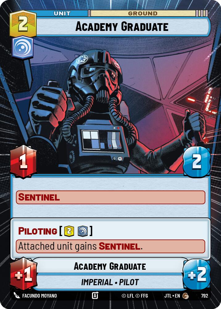 Academy Graduate (792) (Hyperspace Foil) (792) [Jump to Lightspeed]